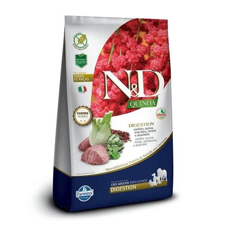 Nd quinoa can adult digestion cordeiro 800gr
