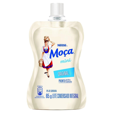 Leite Condensado Integral Original Nestlé Moça Mini Squeeze 65G