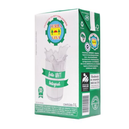 Leite UHT Integral Terra Viva Caixa 1lt 360-37
