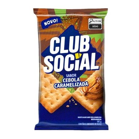Biscoito Club Social Cebola Caramelizada 141g