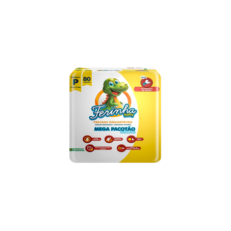FRALDA FERINHA ULTRA SC MEGA P80
