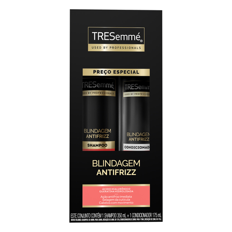 KIT TRESEMMÉ BLINDAGEM ANTIFRIZZ SH350+COND175ML