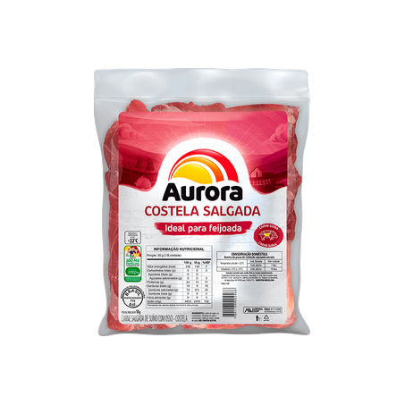 Costela Suína Aurora Salgada Kg