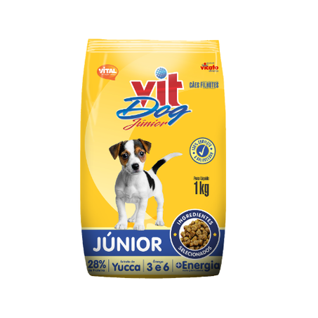 Ração vitdog junior 1kg