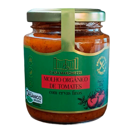Molho de Tomate Casa Marchezzi com Ervas Finas Orgânico 225g