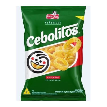 Salgadinho elma chips cebolitos 36g