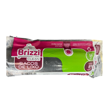 Saco Lixo Brizzi 60un 15l Rolo