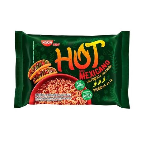 Macarrao instantaneo nissin lamen hot mexicano 85g