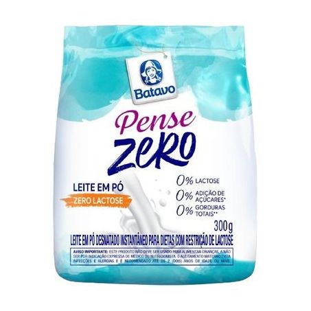Leite em pó batavo pense zero lactose 300g