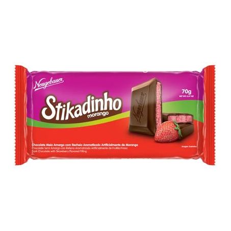 Choc stikadinho 70g morango*****