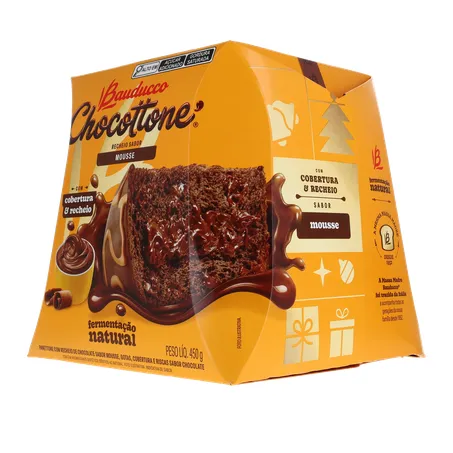 Panettone Bauducco Mousse de Chocolate Caixa 450gr 360-22
