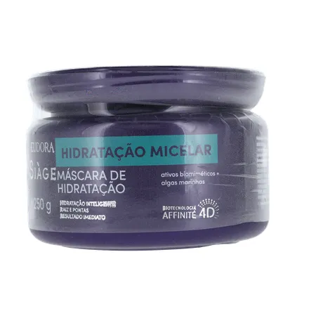 Máscara de Hidratação Eudora Siàge Hidratação Micelar Pote 250gr 360-2