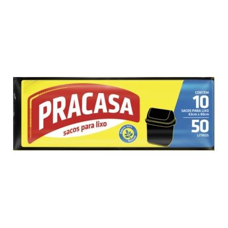 Saco lixo rolo preto pra casa 50lt