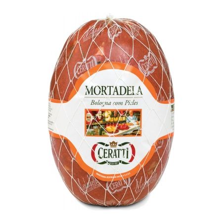 Mortadela Bologna com Picles Ceratti Fatiada Embalagem 150G