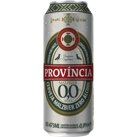 CERVEJA PROVÍNCIA MAZBIER 0,0% ZERO LATA 473ML 