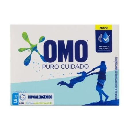 Deter.po omo cx 1.60kg puro cuidado