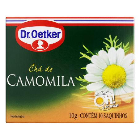 CHÁ CAMOMILA DR. OETKER COM 10 SACHÊS