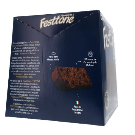 Panettone Duplo Chocolate Festtone 400G 360-29