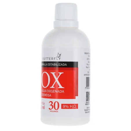 Água Oxigenada Butterfly                      Cremosa 30 Volumes  Frasco 100ml 360-4