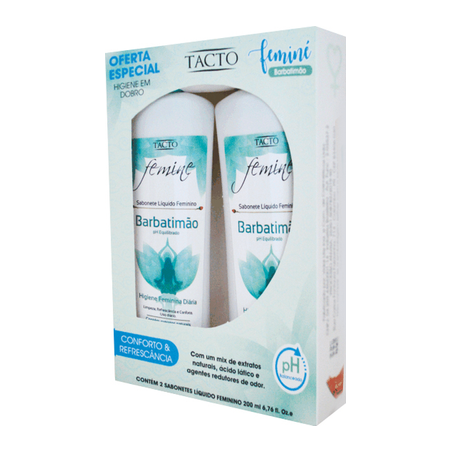 Sab Liq Tacto 200ml Intimo C/2 Feminé