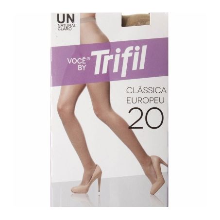 Meia calca trifil fio 20 natural tam g