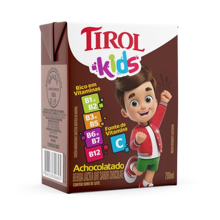 Bebida láctea tirol chocolate 200ml