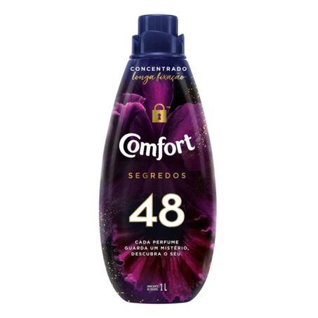 Amaciante de Roupas Comfort  48 Segredos Frasco 1L