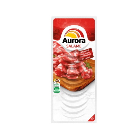 Salame italiano fatiado aurora 100g