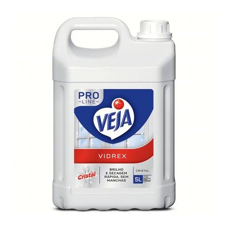 LIMPA VIDROS VEJA VIDREX PUL CRISTAL 5L