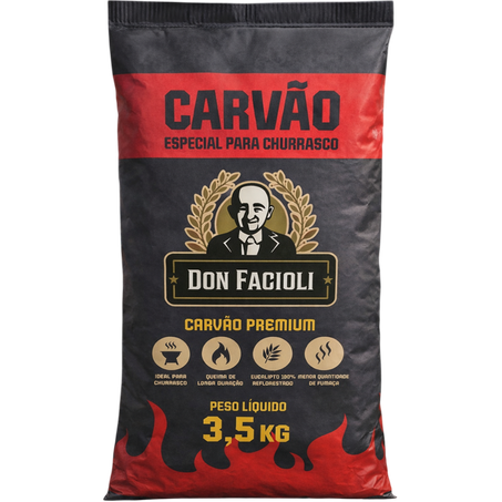Carvao Don Facioli 3.5kg 