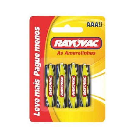 PILHA PALITO RAYOVAC C/08