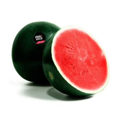 Melancia pingo doce kg (cada unidade aproximadamente 2kg - peça 1/2)