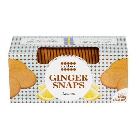 Biscoito De Limão Ginger Snaps 150g
