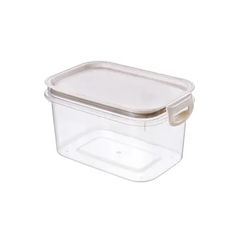 Pote Plasutil 1.2l Trava Mais Retangular Cristal 14562