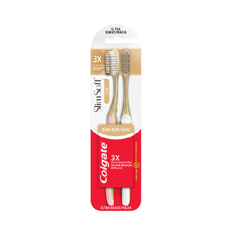 Escova Dental Colgate Slim Soft Suave C/2