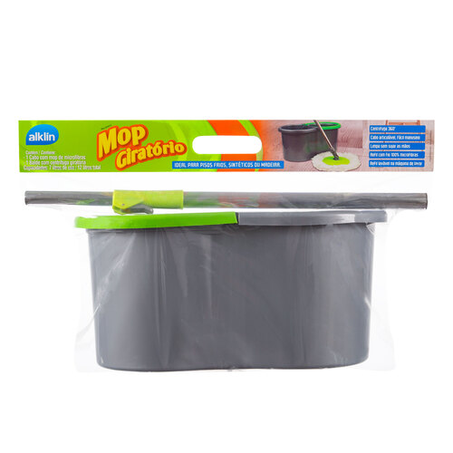 Kit Mop Giratório Alklin 12L