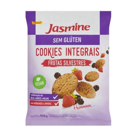 COOKIES S/GLUTEN JASMINE 120G FTAS SILV
