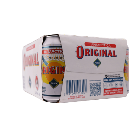 Cerveja antarctica original pilsen 350ml caixa com 12un 360-11