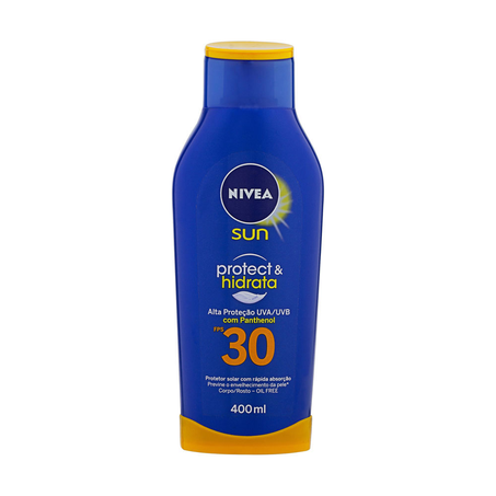 Protetor Solar Nivea Sun ProtectHidrata FPS 30 400Ml