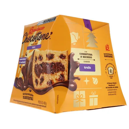 PANETTONE BAUDUCCO CHOCOTTONE TRUFA 500G 360-5