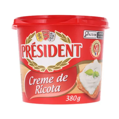 Creme de Queijo Ricota Président 380g