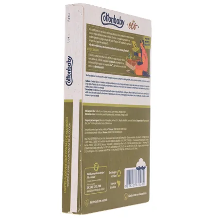Cotonetes cottonbaby eco. c/75 360-12