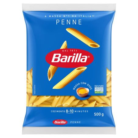 Massa barilla ovos penne 500g