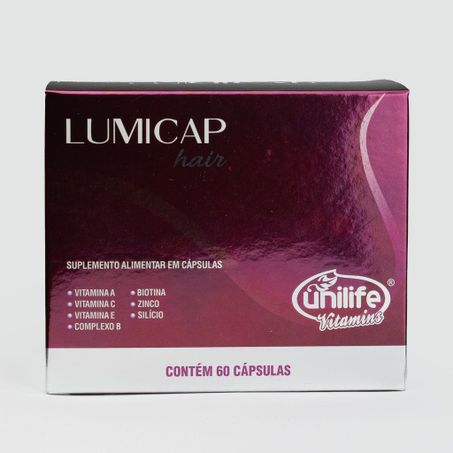 LUMICAP HAIR 500MG 60 CAPSULAS UNILIFE