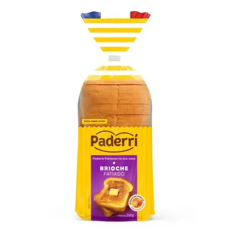 Pao Paderri 350g Brioche Fatiado