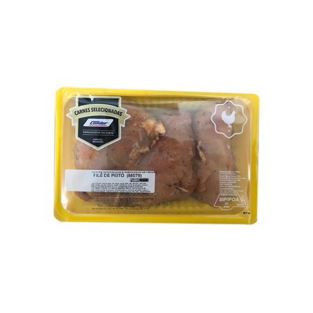 Filé de Peito de Frango Temperado - Resfriado Kg