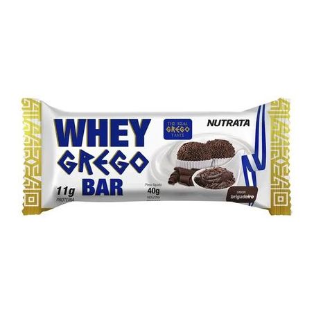 BARRA WHEY GREGO BAR NUTRATA 40G BRIGADEIRO
