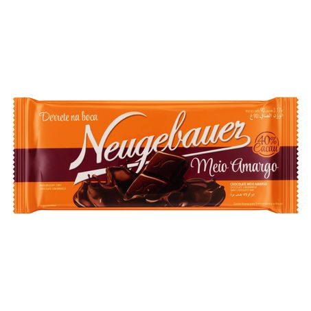CHOCOLATE MEIO AMARGO 40% CACAU NEUGEBAUER