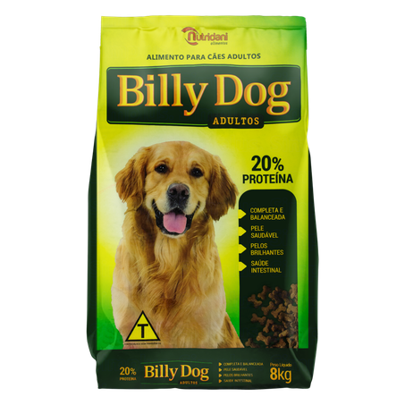 Ração billy dog adulto 7kg