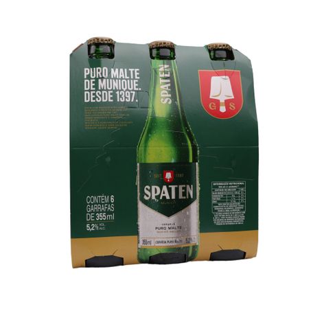 Cerveja Spaten Long Neck 355ml C/6 360-58